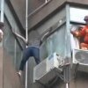 Dramatic suicide attempt in China Dramatic suicide attempt in China
