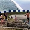 Summer “Beach” outside the Parliament in Kutaisi Summer “Beach” outside the Parliament in Kutaisi